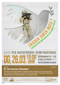 Frieden durch Krieg - Plakat