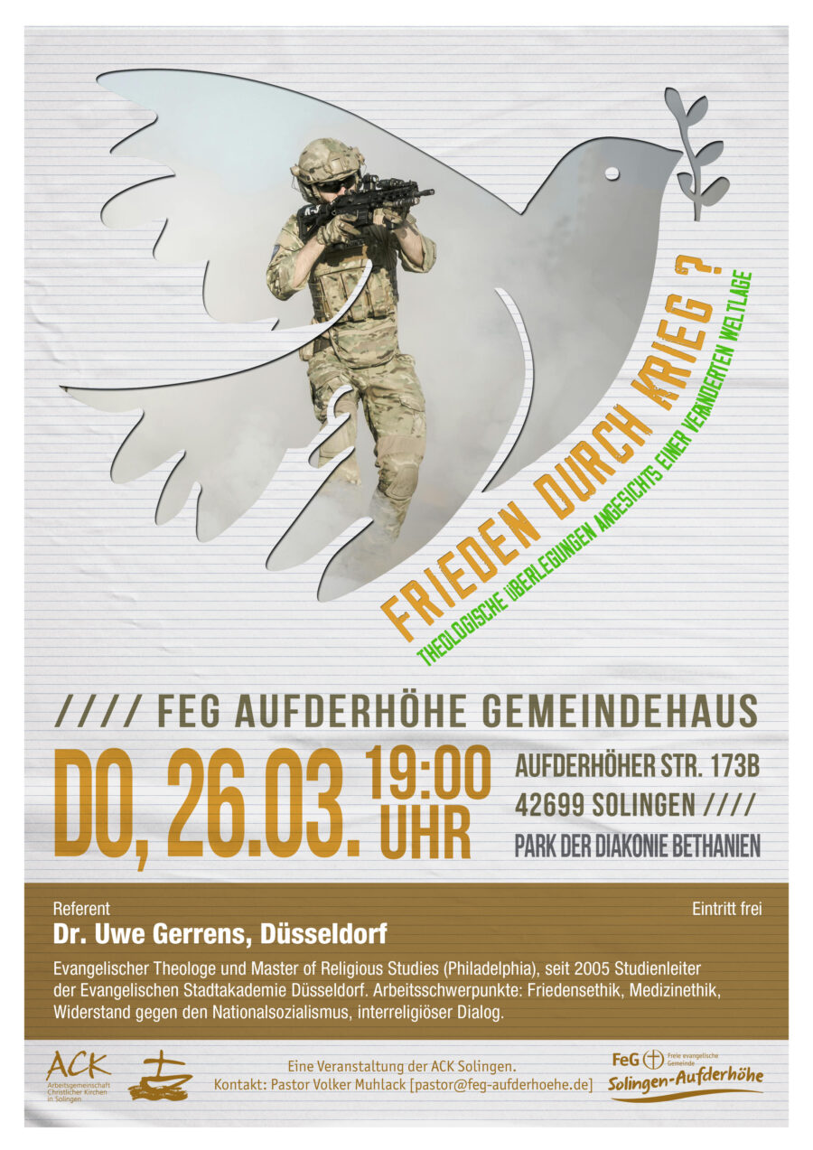 Frieden durch Krieg - Plakat